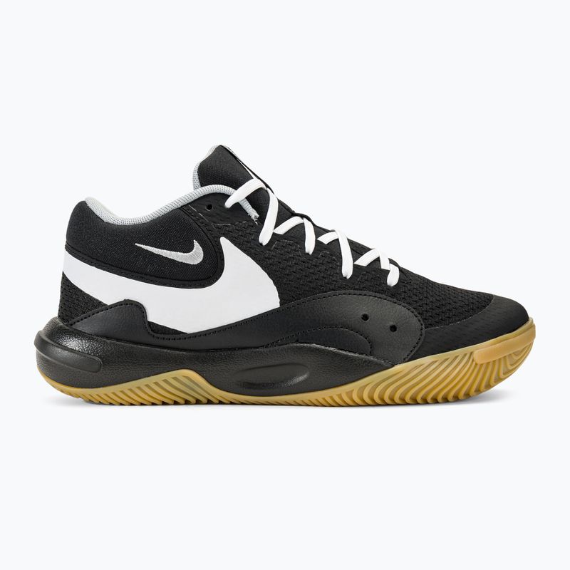 Волейболни обувки Nike Hyperquick Court Flight black/white-flat silver 2