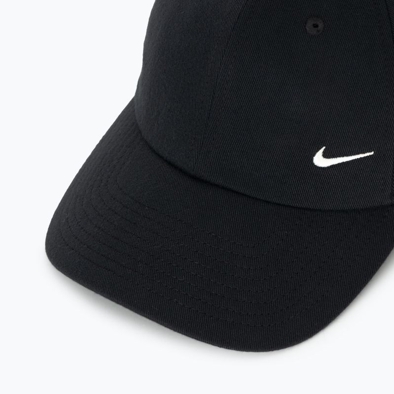 Шапка с козирка Nike Club Unstructured black/sail 3