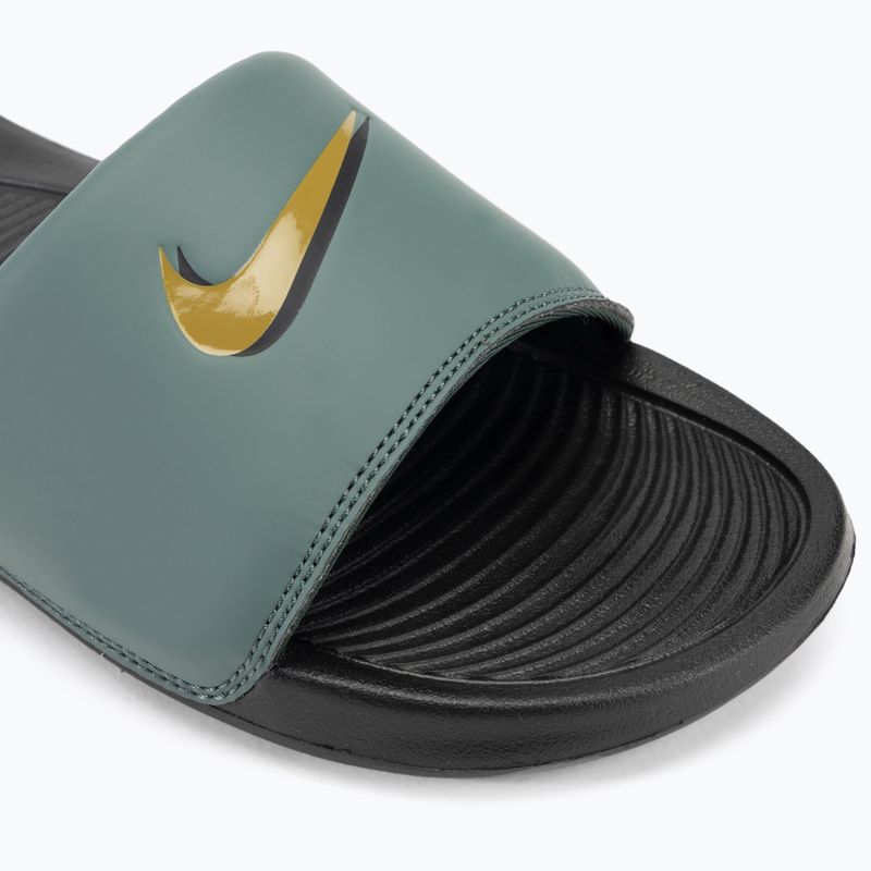 Мъжки джапанки Nike Victori One Slide black/vintage green/bronzine 7