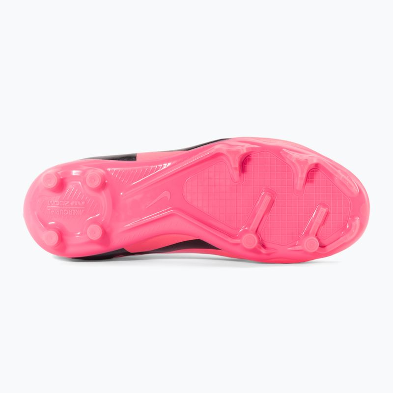 Детски футболни обувки Nike Zoom Mercurial Vapor 15 Academy FG/MG розова пяна/черно 4