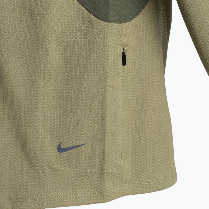 Мъжки блуза за бягане с дълъг ръкав Nike Trail Dri-Fit UV LS Hoodie neutral olive/medium olive/lilac bloom 4