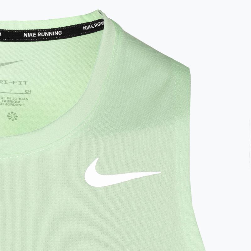 Мъжки потник за бягане Nike Dri-Fit Miler vapor green 3