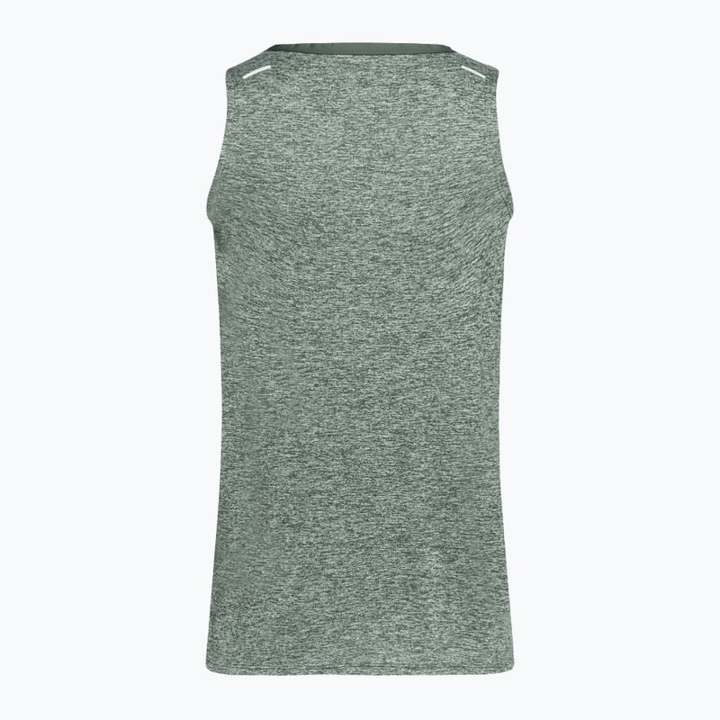 Мъжки потник за бягане Nike Dri-Fit Rise 365 vintage green/heather 2