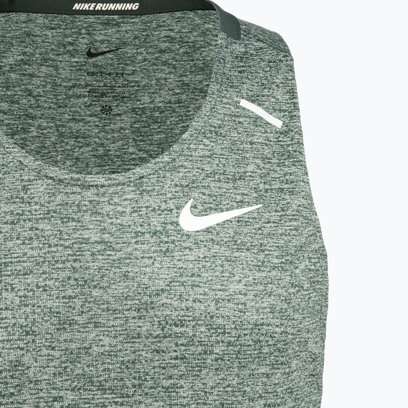 Мъжки потник за бягане Nike Dri-Fit Rise 365 vintage green/heather 3