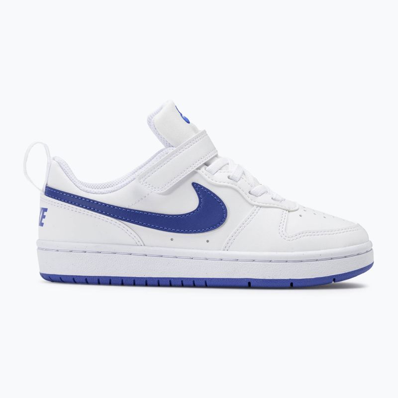 Детски обувки Nike Court Borough Low Recraft white/hyper royal 2