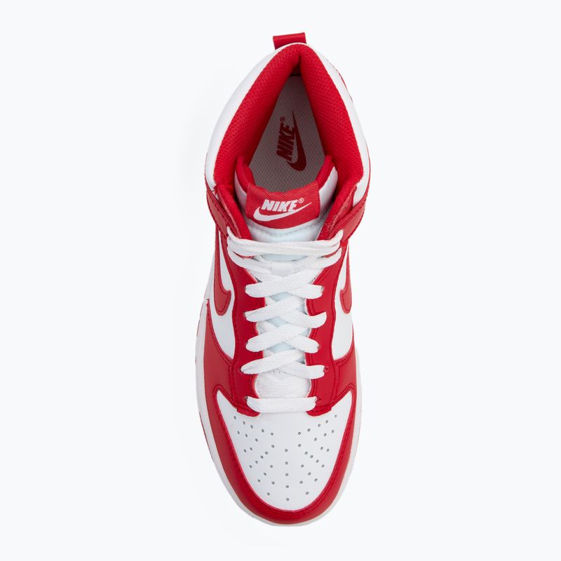 Обувки Nike Dunk High white/university red 5