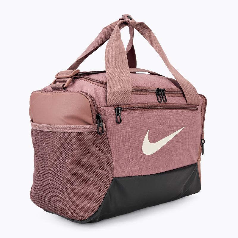 Чанта за тренировка Nike Brasilia 9.5 Duffle 25 l smokey mauve/black/light orewood brown 2