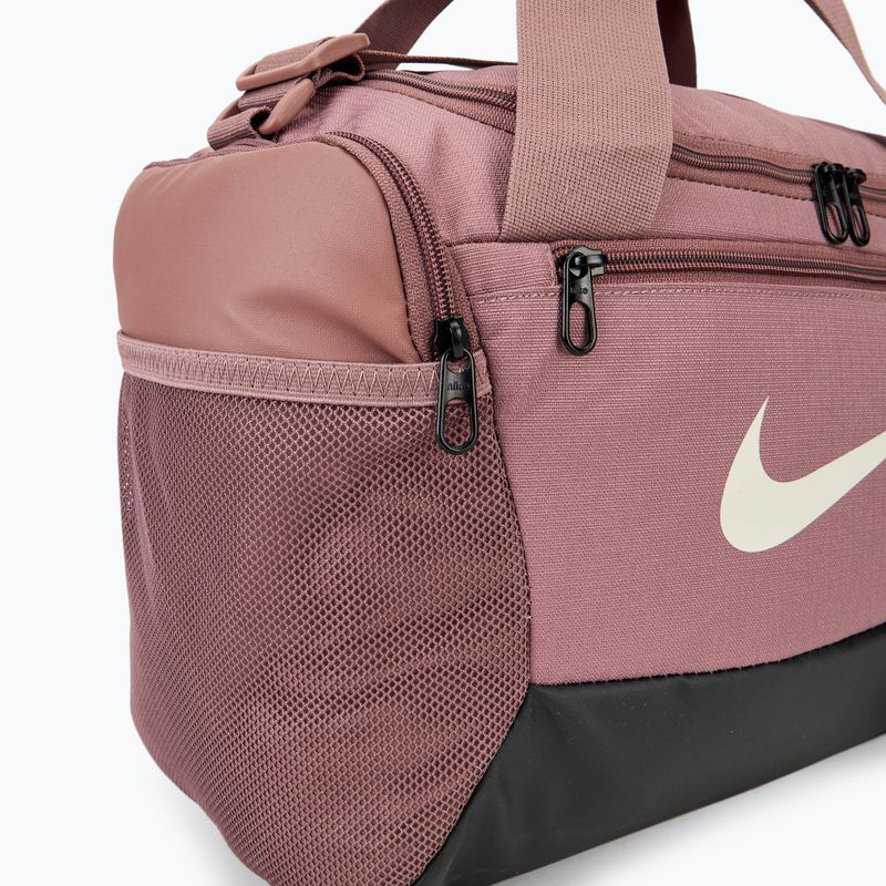 Чанта за тренировка Nike Brasilia 9.5 Duffle 25 l smokey mauve/black/light orewood brown 5