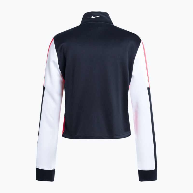 Дамски суитшърт Nike Sportswear Tracksuit Top black/light crimson/white 2