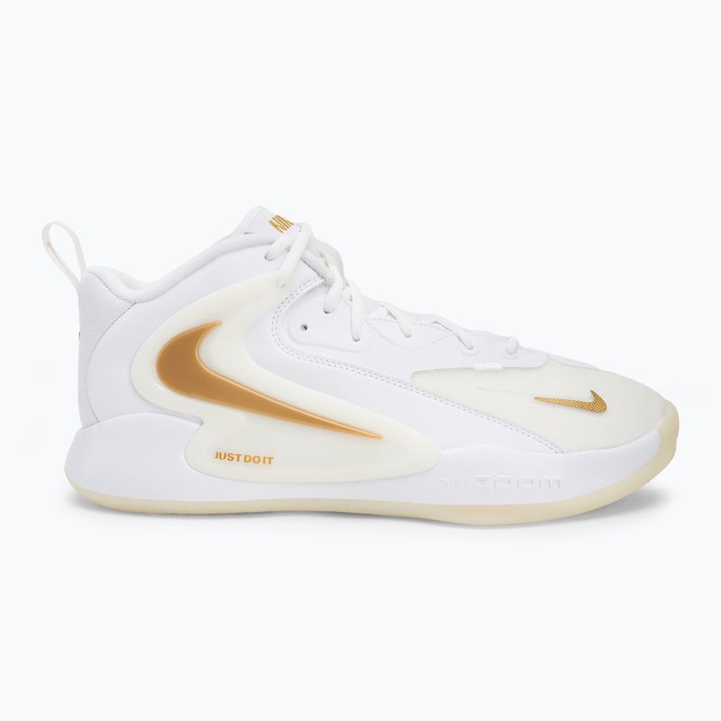 Обувки Nike React Hyperset 2 бяло/бяло/металик злато 2
