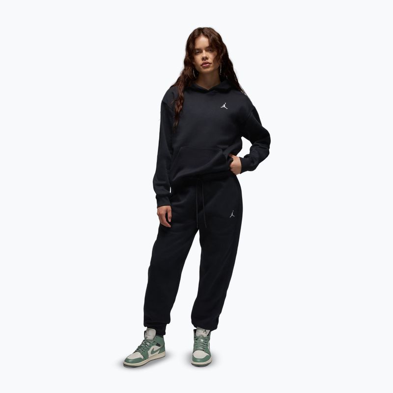 Дамски суитшърт Jordan Brooklyn Fleece Hoodie black/white 2