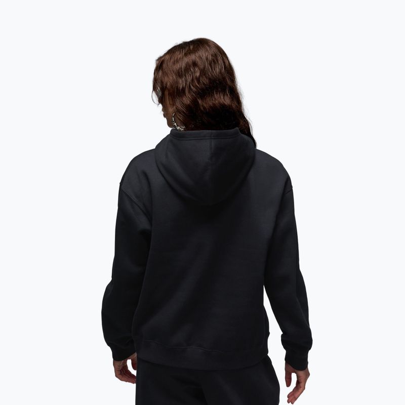 Дамска суитшърт Nike Jordan Brooklyn Fleece Hoodie black/white 3