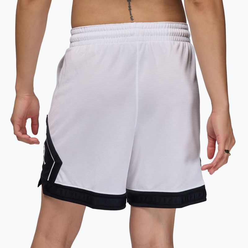 Дамски баскетболни шорти Jordan Sport Diamond 4" white/black/black/white 4