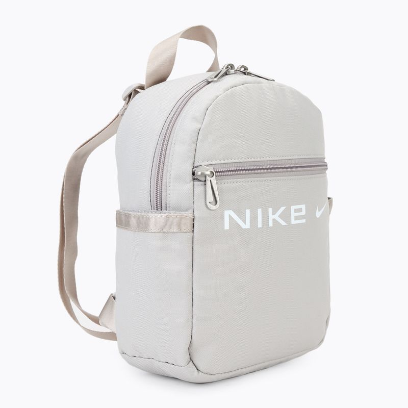 Дамска градска раница Nike Sportswear Futura Mini 6 l light iron ore/light iron ore/white 2