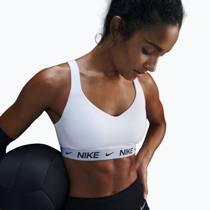 Спортен сутиен Nike Indy High Support white/stone purple/black 4