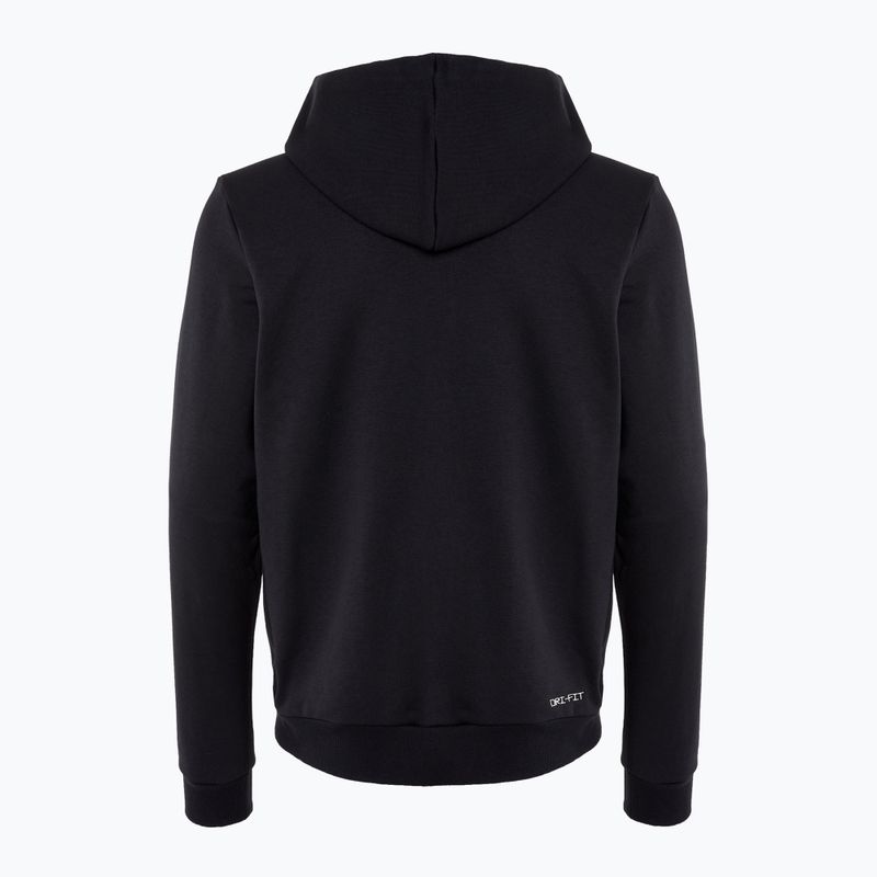 Мъжки баскетболен суитшърт Nike Standard Issue Dri-Fit Full-Zip Hoodie black/pale ivory 2