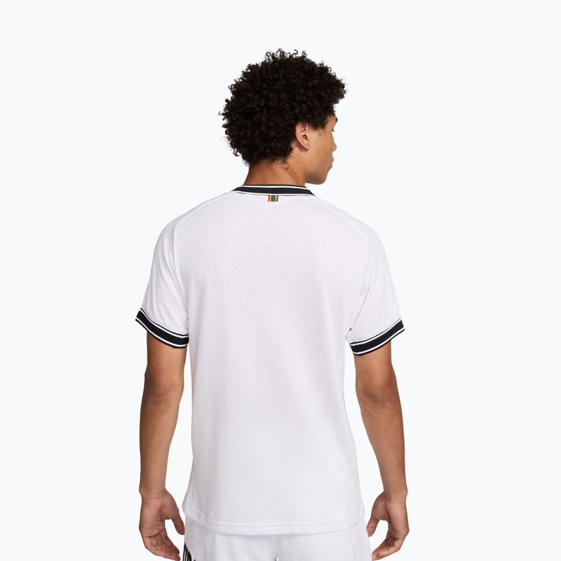 Мъжка тенис фланелка Nike Court Heritage white/black 3