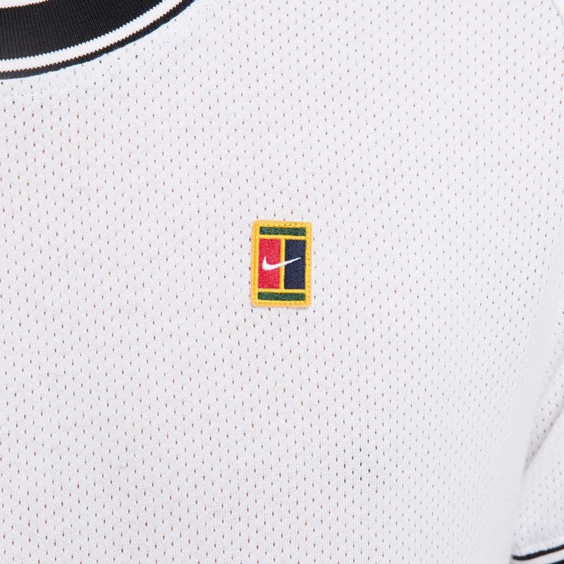 Мъжка тенис фланелка Nike Court Heritage white/black 6