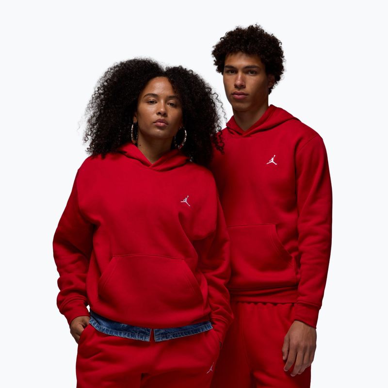 Мъжки суитшърт Jordan Brooklyn Fleece gym red/white 3