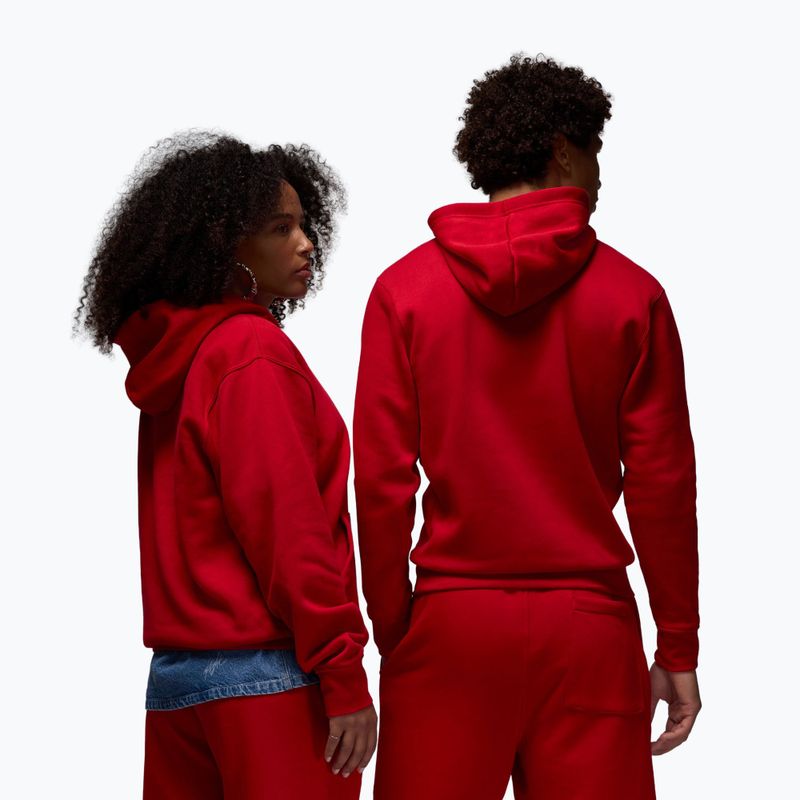 Мъжки суитшърт Jordan Brooklyn Fleece gym red/white 5