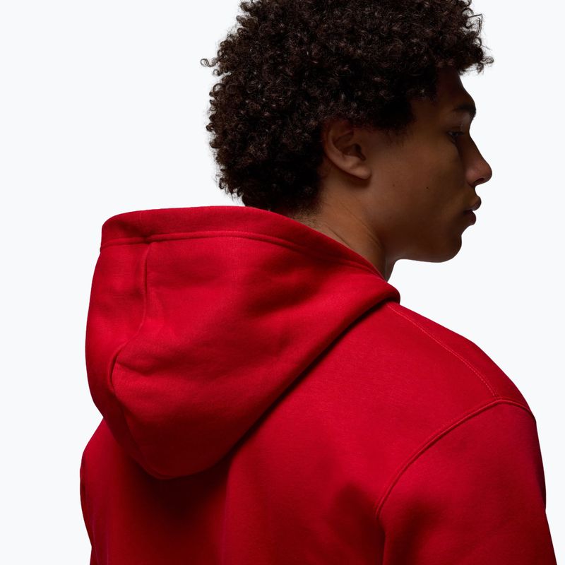 Мъжки суитшърт Jordan Brooklyn Fleece gym red/white 7