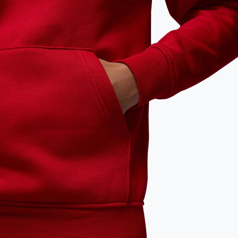 Мъжки суитшърт Jordan Brooklyn Fleece gym red/white 8