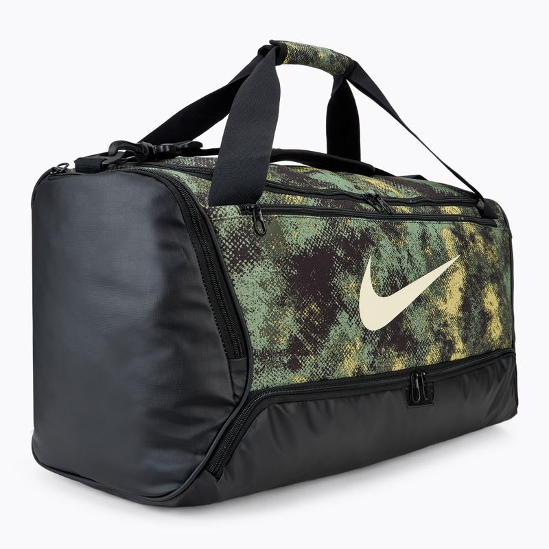 Чанта за тренировка Nike Brasilia 9,5 60 l oil green/black/coconut milk 2