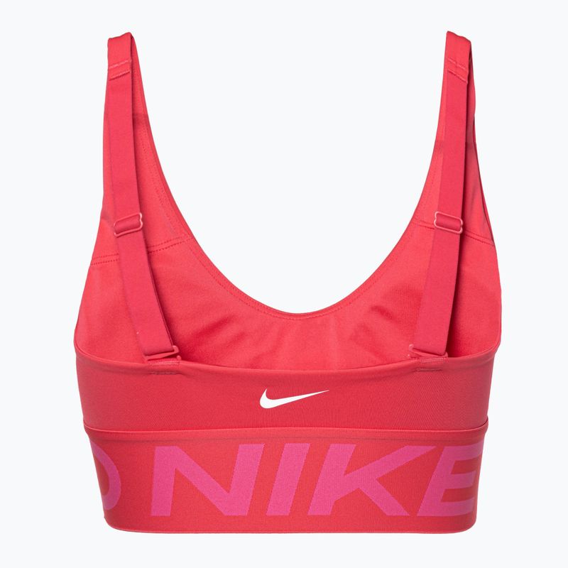 Сутиен за тренировка Nike Pro Indy Plunge aster pink / pink sicle / white 2