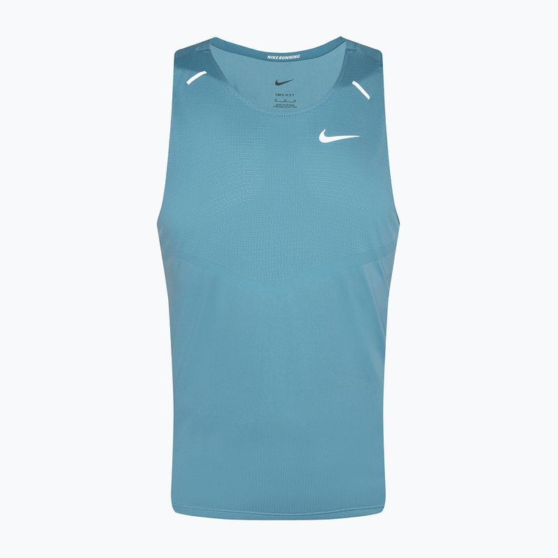 Мъжки потник за бягане Nike Dri-Fit Rise 365denim turquise / reflective silver