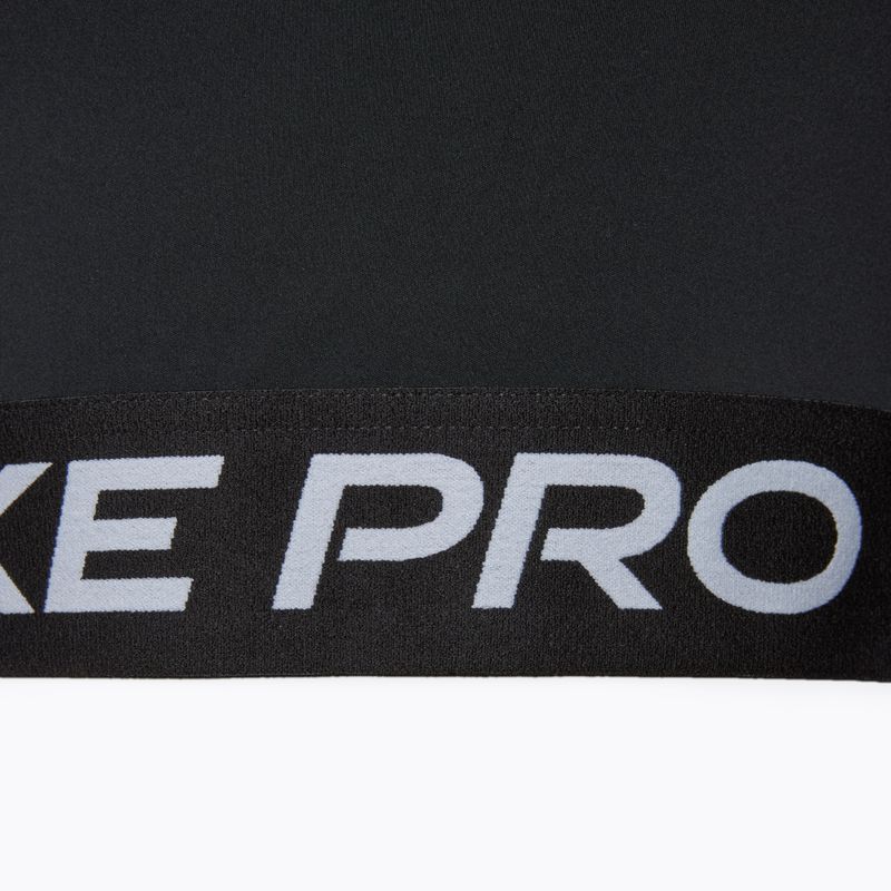 Дамски тренировъчен потник Nike Pro Dri-Fit черен/бял 3