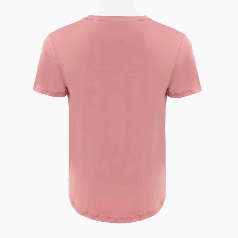 Nike One Classic Dri-Fit дамска тениска canyon pink/black 2