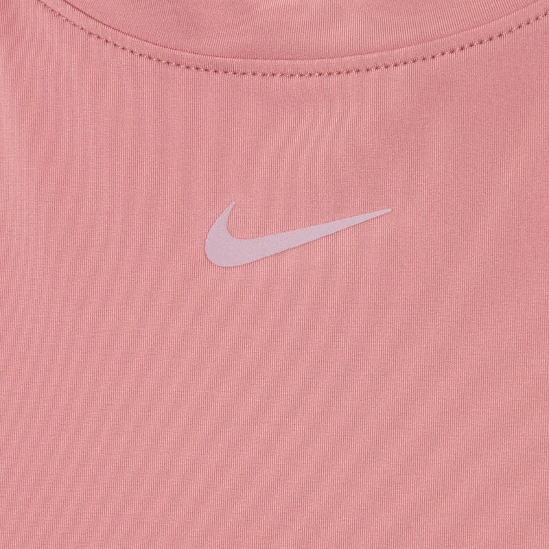 Дамска тениска Nike One Classic Dri-Fit canyon розово/черно 3