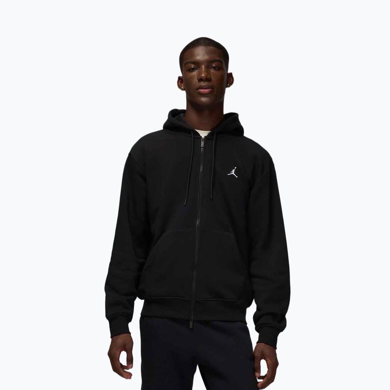 Мъжки суичър Jordan Brooklyn Fleece Full Zip black/white