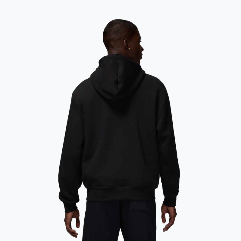 Мъжки суичър Jordan Brooklyn Fleece Full Zip black/white 3