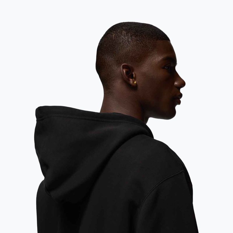 Мъжки суичър Jordan Brooklyn Fleece Full Zip black/white 5