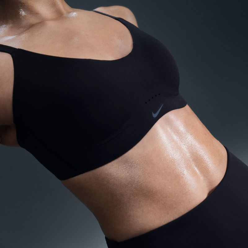 Спортен сутиен  Nike Alate Minimalist black/cool grey 6