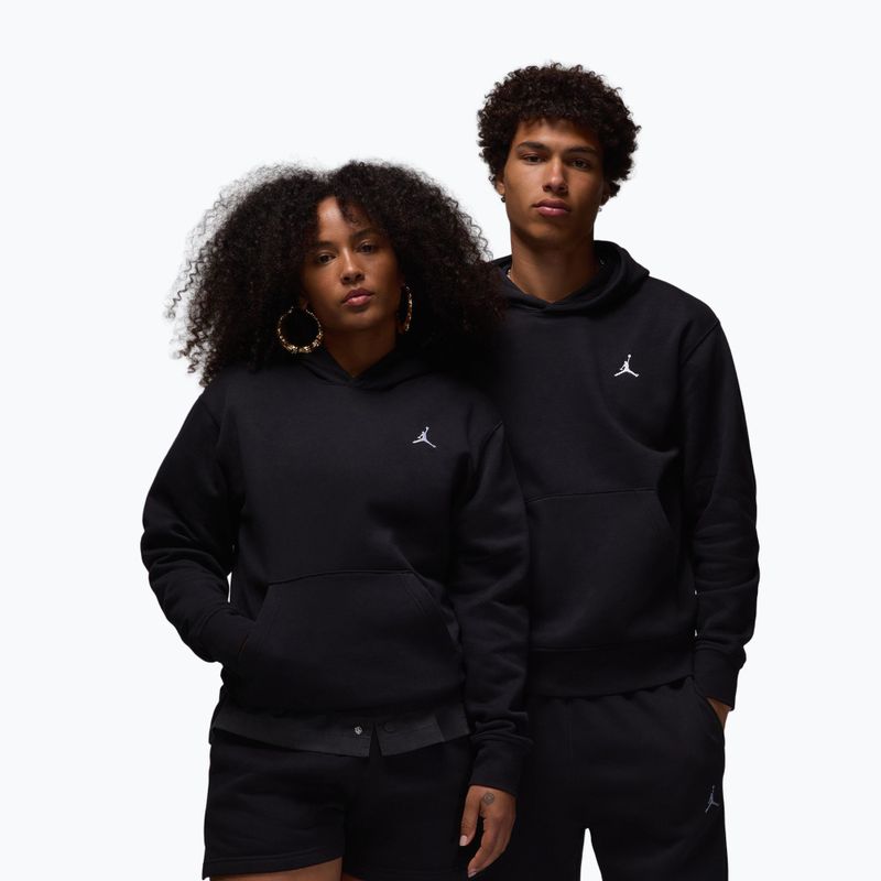 Мъжки суитшърт  Jordan Brooklyn Fleece black/white 3