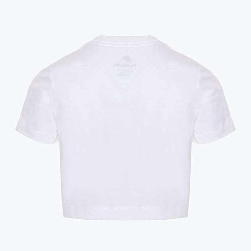 Детска тениска Nike Sportswear Cropped white 2