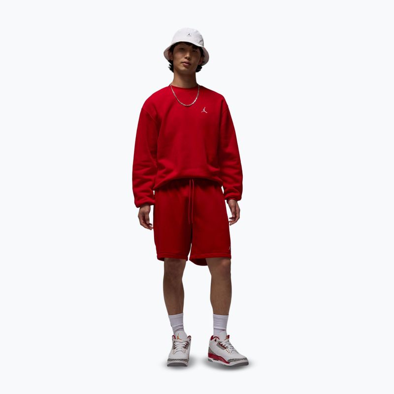 Мъжки суитшърт  Jordan Brooklyn Fleece Crew gym red/white 2
