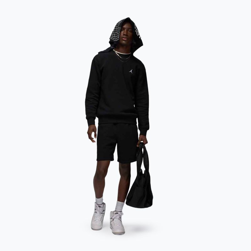 Мъжки суитшърт  Jordan Brooklyn Fleece Crew black/white 2