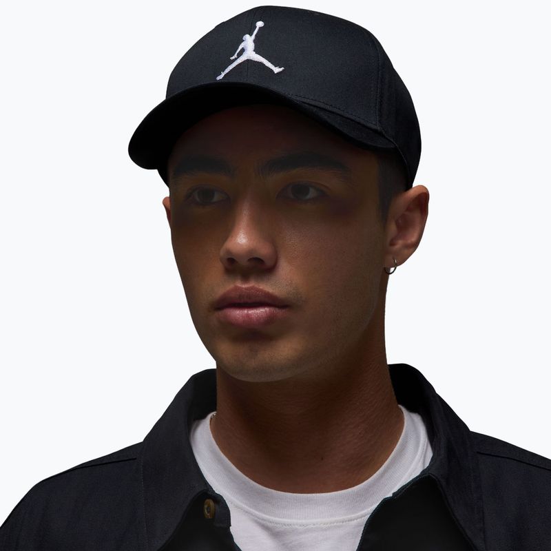 Шапка с козирка Nike Jordan Rise Structured Curved-Bill black/white 8