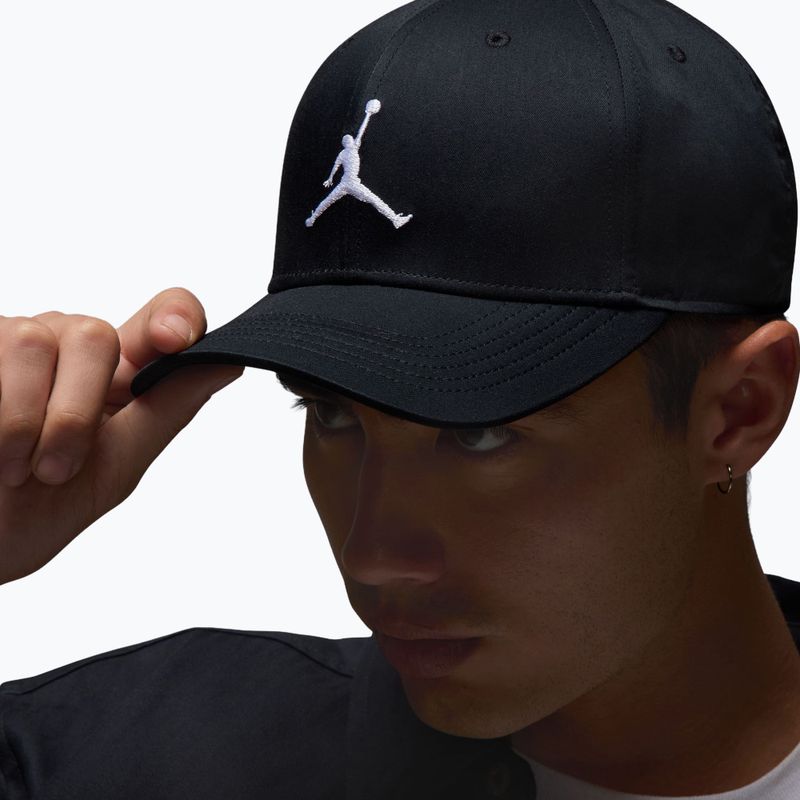 Шапка с козирка  Jordan Rise Structured Curved-Bill black/white 10