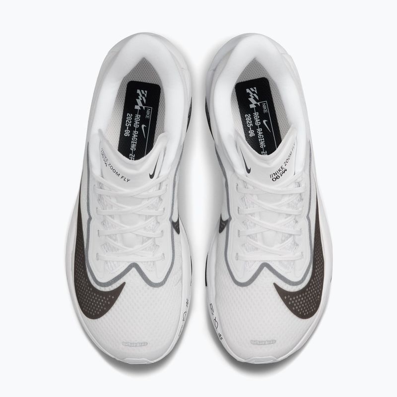 Дамски обувки за бягане Nike Zoom Fly 6 white/smoke grey/metallic silver/black 4