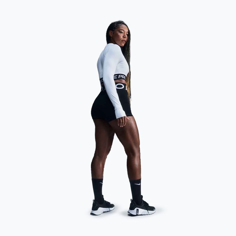 Дамски шорти Nike Pro Sculpt High Waisted 3" Biker black/white 2