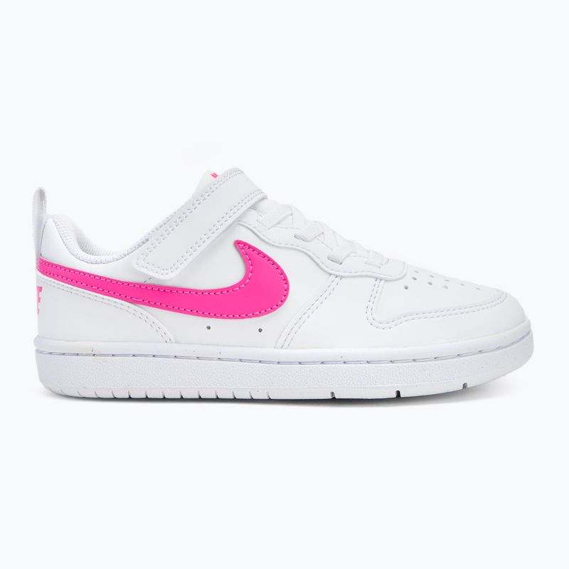 Детски обувки Nike Court Borough Low Recraft white/laser fuchsia 2