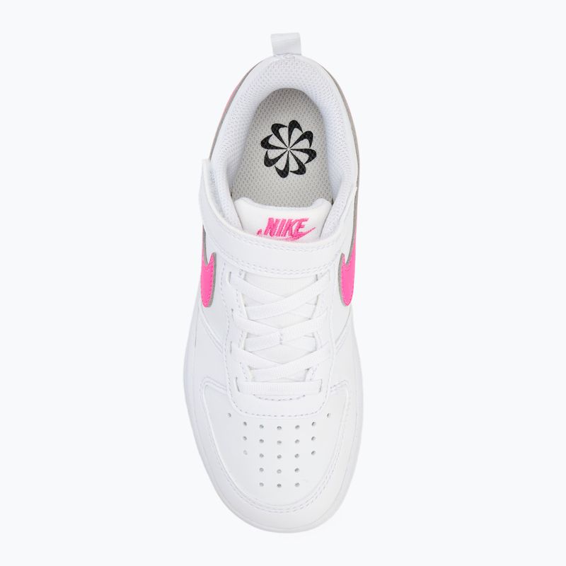 Детски обувки Nike Court Borough Low Recraft white/laser fuchsia 5