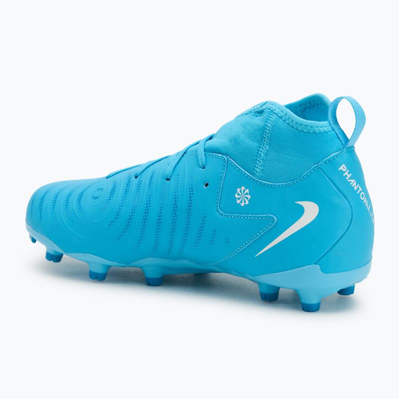 Детски футболни обувки Nike Phantom Luna 2 Academy FG/MG blue fury/white 3