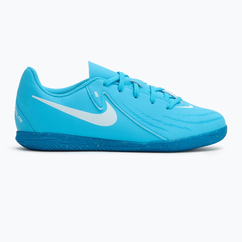 Детски футболни обувки Nike Phantom GX II Club IC blue fury/white 2