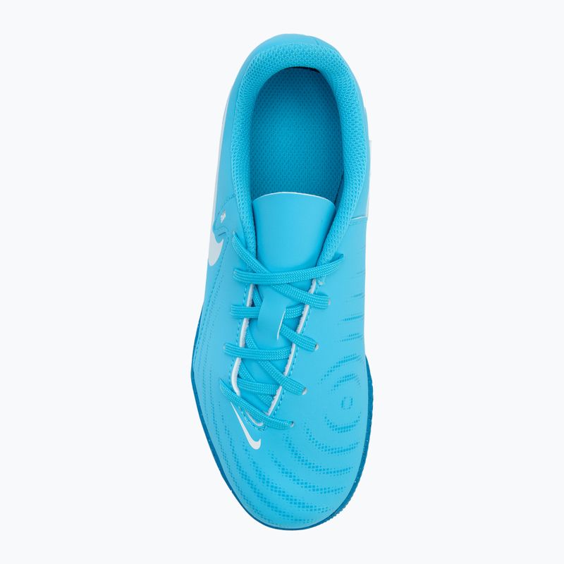 Детски футболни обувки Nike Phantom GX II Club IC blue fury/white 5