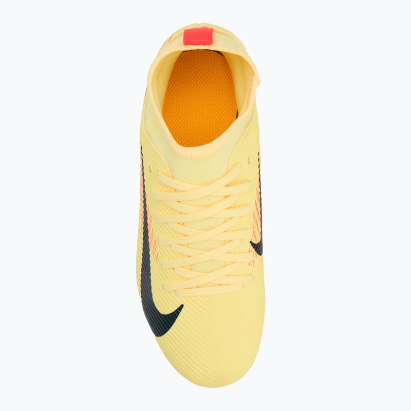 Детски футболни обувки Nike Superfly 10 Club Kylian Mbappe FG/MG light laser orange/armory navy 5